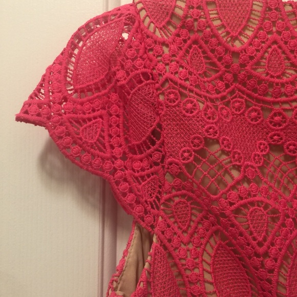 Eliza J Scalloped Crochet Lace Dress - Picture 6 of 14